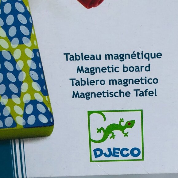 New Sealed Djeco Wooden Magnetic White Board For Age 3+ - Picture 10 of 12